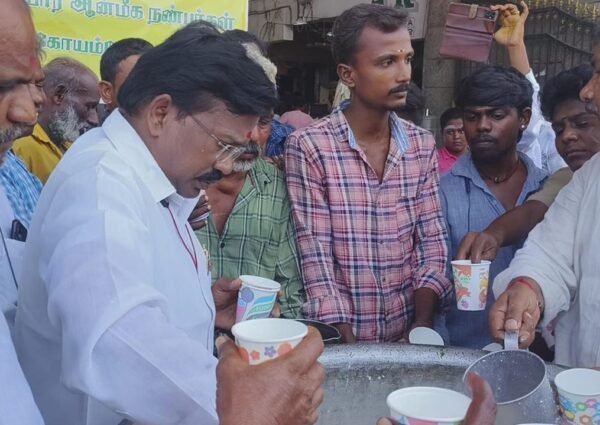 Giving food with Love and Care Gives To Hungry Peoples.